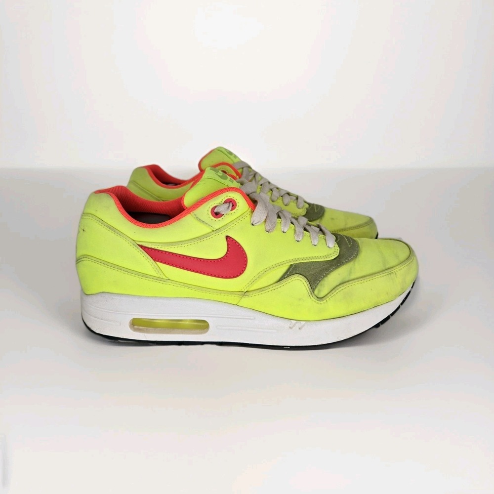 Nike Air Max 1 Magista Volt Yellow Mens Size 9 Running Walking Shoes Sneakers